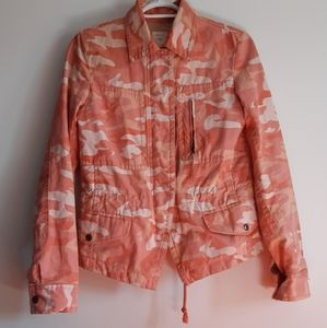Gap Pink Camouflage Jacket